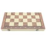 14-17 Inch Portable Travel Chess Set for Kids & Adults, Small Magnetic Wooden Chess Boards for Adults, Folding Chessboard Game for Kids