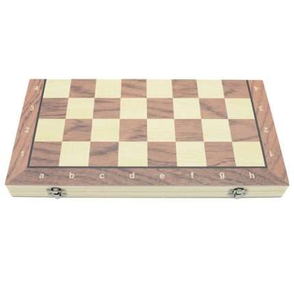 14-17 Inch Portable Travel Chess Set for Kids & Adults, Small Magnetic Wooden Chess Boards for Adults, Folding Chessboard Game for Kids