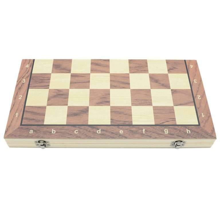 14-17 Inch Portable Travel Chess Set for Kids & Adults, Small Magnetic Wooden Chess Boards for Adults, Folding Chessboard Game for Kids